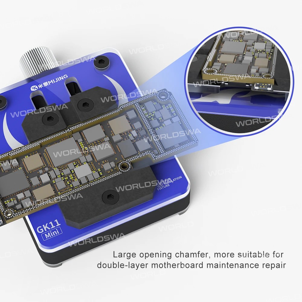 mijing gk11-gk12-mini-universal-toughened-insulated-glass-motherboard-repair-fixture-7