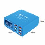 Relife RL-304P Smart Digital Display 6-port USB Charger Support PD3.0+QC3.0