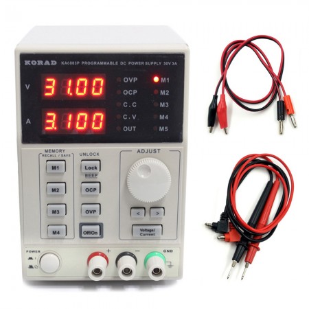 Korad KA6003P 60V 3A Adjustable Programmable DC Power Supply with USB & RS232 Interfaces