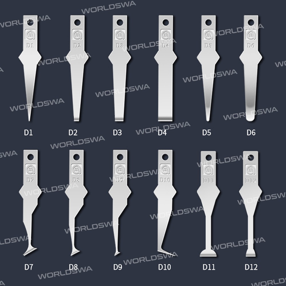 Amaoe D Series Non-slip Hand Grinding Scraping Glue Blades for Mobile Phone Motherboard