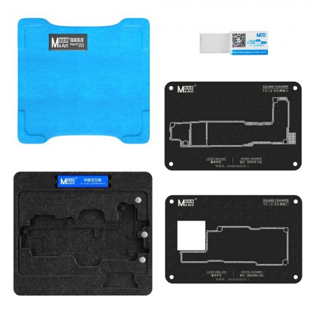 MaAnt 0.12mm Motherboard Middle Layer BGA Reballing Stencil Platform Set for iPhone 14 Series
