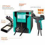 Pro'sKit SS-331H ESD LCD Digital Electric Desoldering Pump with Suction Vacuum Solder Sucker