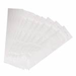 High Quality Clear White Zip Lock Retail Plastic Packaging Bags Pouches Mylar Foil Reclosable - 100p