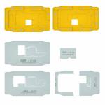 B&R IP-A10 10-in-1 Middle Layer Stencil Planting Tin Platform for iPhone X-12 Pro Max Motherboard