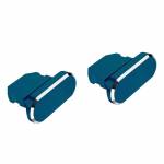 Aluminum Alloy Lightning Port Anti Dust Plug for iPhone/IPad/AirPods - 2Pcs