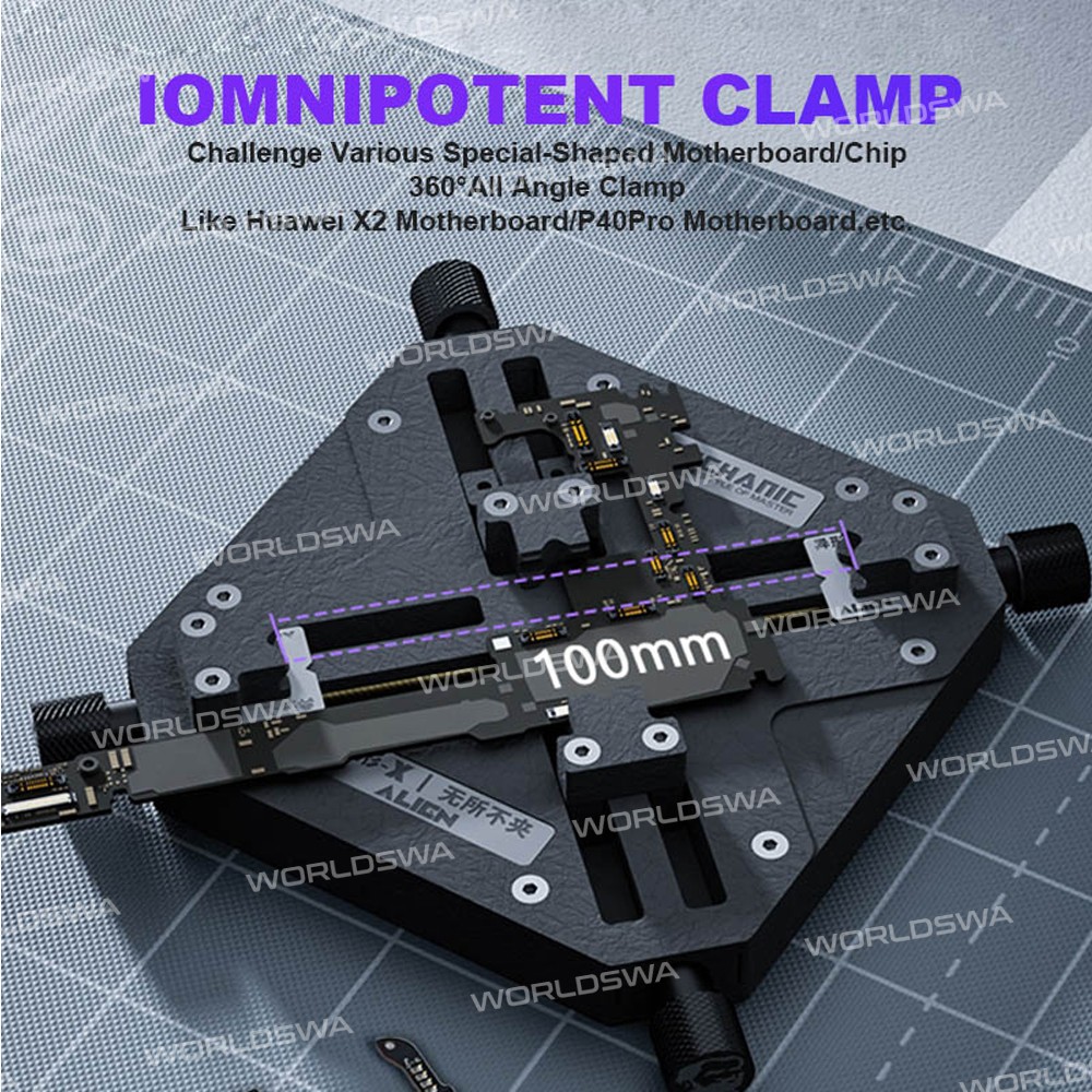 mechanic alien-special-shaped-x-360-rotation-universal-contract-mobile-motherboard-fixture-7