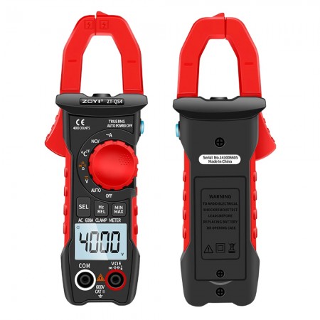 Zoyi ZT-QS4 600A True RMS Auto Rang Smart Digital Clamp Meter