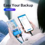 Orico BA2110 2TB Capacity 5Gbps SATA to Type-C Port Backuper can One-touch Backup/Delete Backup