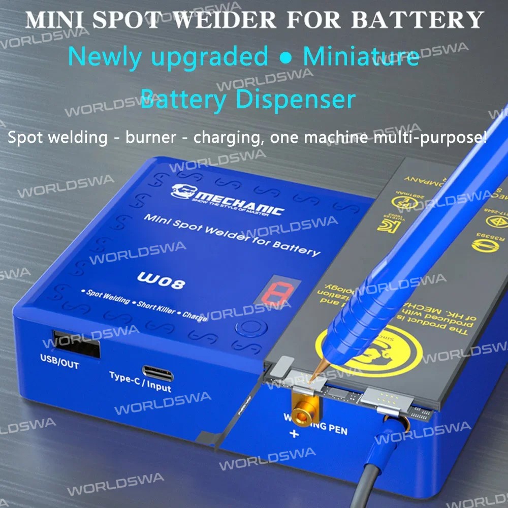 mechanic w08-portable-mini-battery-spot-welding-machine-pcb-short-circuit-detector-6