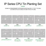 Relife RL-044 iPhone Series CPU Tin Planting Steel Mesh Set for iPhone 6 to 13 Series / Apple A8 to