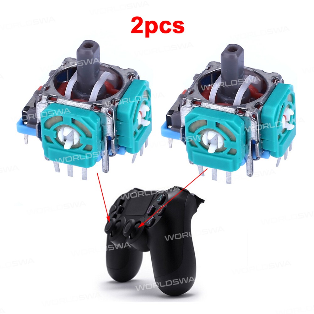 3D Analog Stick Sensor Module Thumb Stick for PS4 GamePad Dualshock 4 Xbox Wireless Controller - 2pc