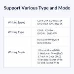 Orico XD008 / XD010 USB 3.0 High-Speed Reading Slim External Blu-ray Drive