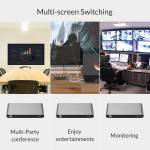 Orico HS3-A1 Aluminum Alloy Infrared Remote Control HDMI Switcher DP(M) to DVI (F) HD Video Adapter