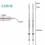 yihua c120-series-soldering-iron-tips-for-yihua-982d-i-soldering-station-dual-head-tweezers-handle-2