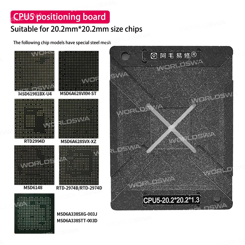 Amaoe Liquid Crystal Display Master Control 20.2*20.2mm CPU5 MSD61981BX-U4 / MSD6A628VXM-ST / RTD299