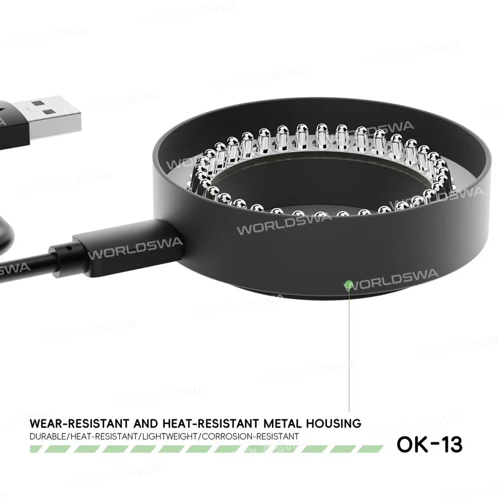 kslid ok-13-adjustable-35-led-ring-light-for-binocular-trinocular-stereo-microscope-4