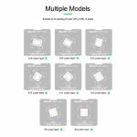 Relife RL-601M 8 in 1 Universal CPU Reballing Stencil Platform For A8-A15 IC Chip Planting Tin