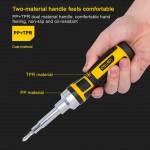 Deli DL260016 16-in-1 Three-Way Adjustable Chrome Vanadium Steel Ratchet Screwdriver