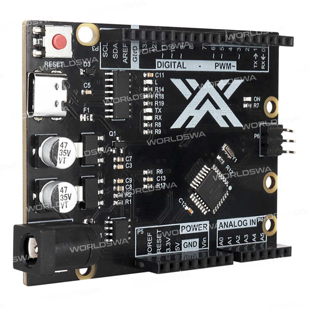 UNO R3 ATmega328P-AU Controller ZY Main Control Board with CH340 Type-C for Arduino