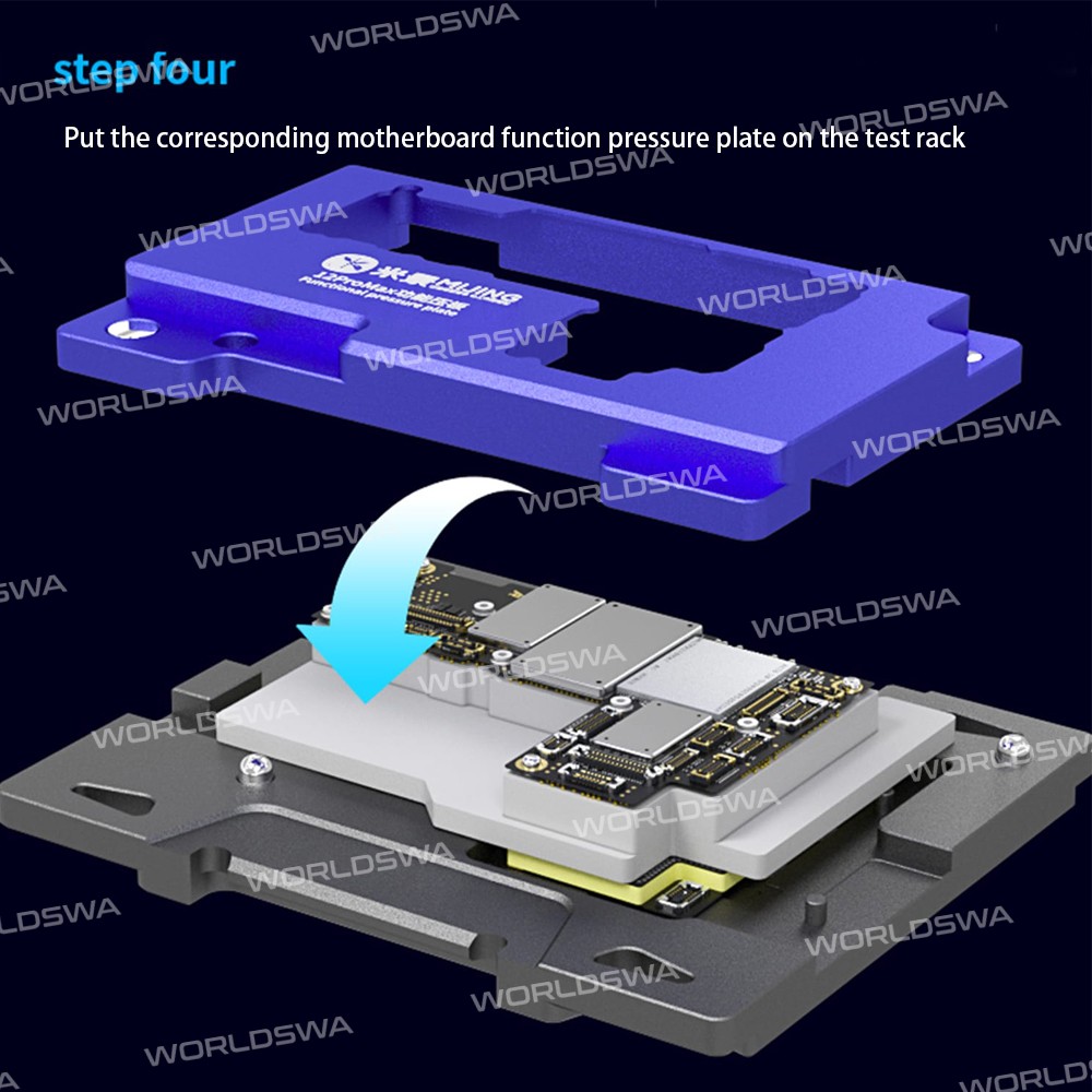 MiJing C20 Main Board Middle Layered Function Testing Fixture for iPhone 12 / 12 Pro / 12 Pro Max /