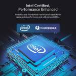 Orico TB3-S2 9-in-1 Multi-function NVME/SATA SSD Docking Station Thunderbolt3 HUB with M.2 Shell