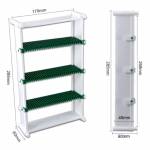 Anti-static Plastic LCD Screen Glass PCB Circuit Board Tray Rack Card Slots Bracket