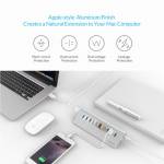 Orico Aluminum Bevel Multi-Port USB 3.0 HUB High-Speed Splitter With 12V Power Adapter