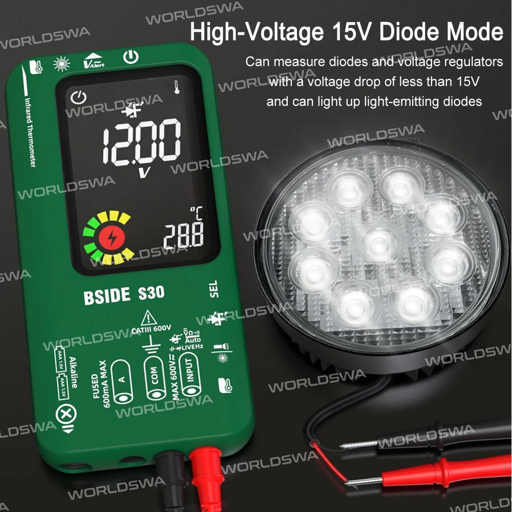 bside s30-dual-mode-powered-smart-color-multimeter-with-ir-temperature-measurement-8