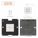 Amaoe 0.15mm A12X CPU BGA Reballing Stencil Planting Tin Platform for 2018 iPad Pro