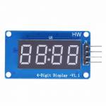 TM1637 4-digit LED Display Module for Arduino 7 Segment 0.36-inch Clock Digital Tube