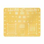 WL Gold BGA CPU IC Reballing Stencil Tin Net for iPhone 11 / 11 Pro / 11 Pro Max