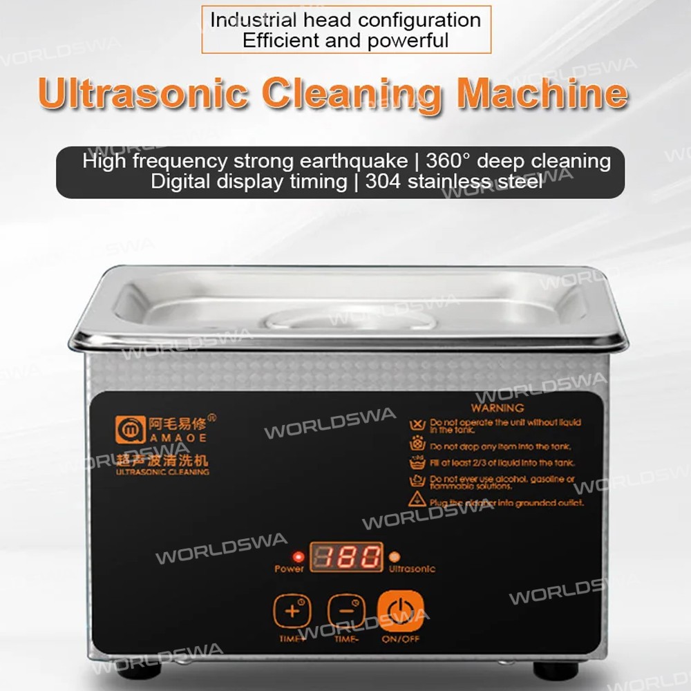 amaoe uc-l08-08l-ultrasonic-cleaning-machine-for-motherboard-jewelry-electronic-parts-2