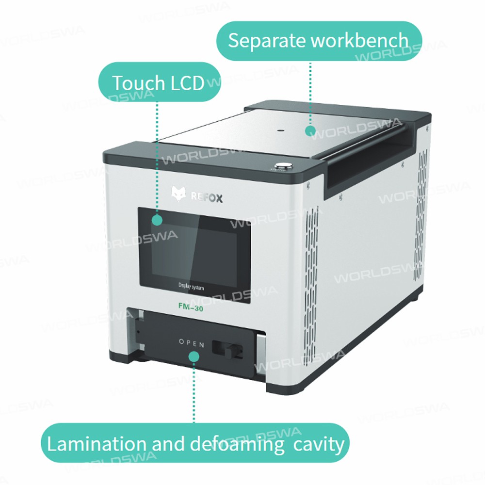 refox fm-30-3-in-1-lcd-laminating-separating-bubble-remover-machine-built-in-vacuum-pump-7