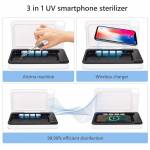USB Portable Smartphone UV Sterilizer Box with Aromatherapy Function Wireless Charging