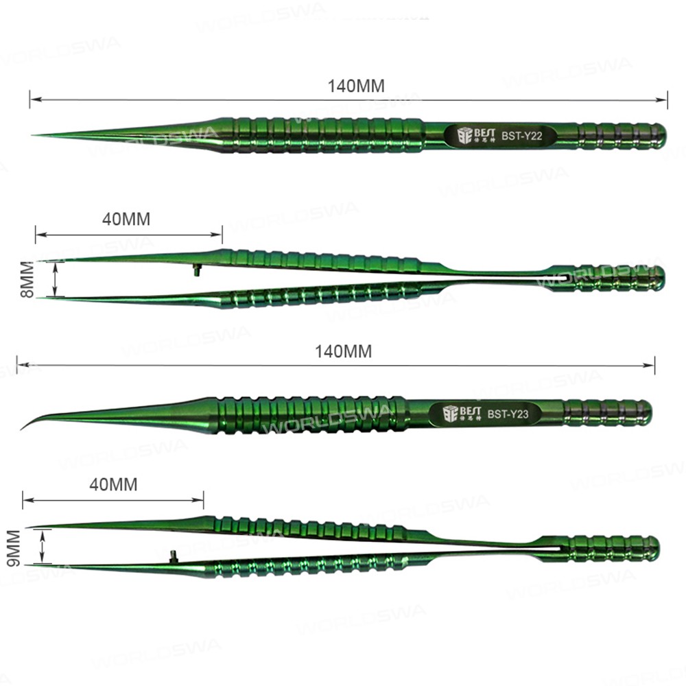 bst y22-y23-precision-titanium-alloy-fingerprint-flying-line-tweezers-for-bga-ic-chip-repair-4