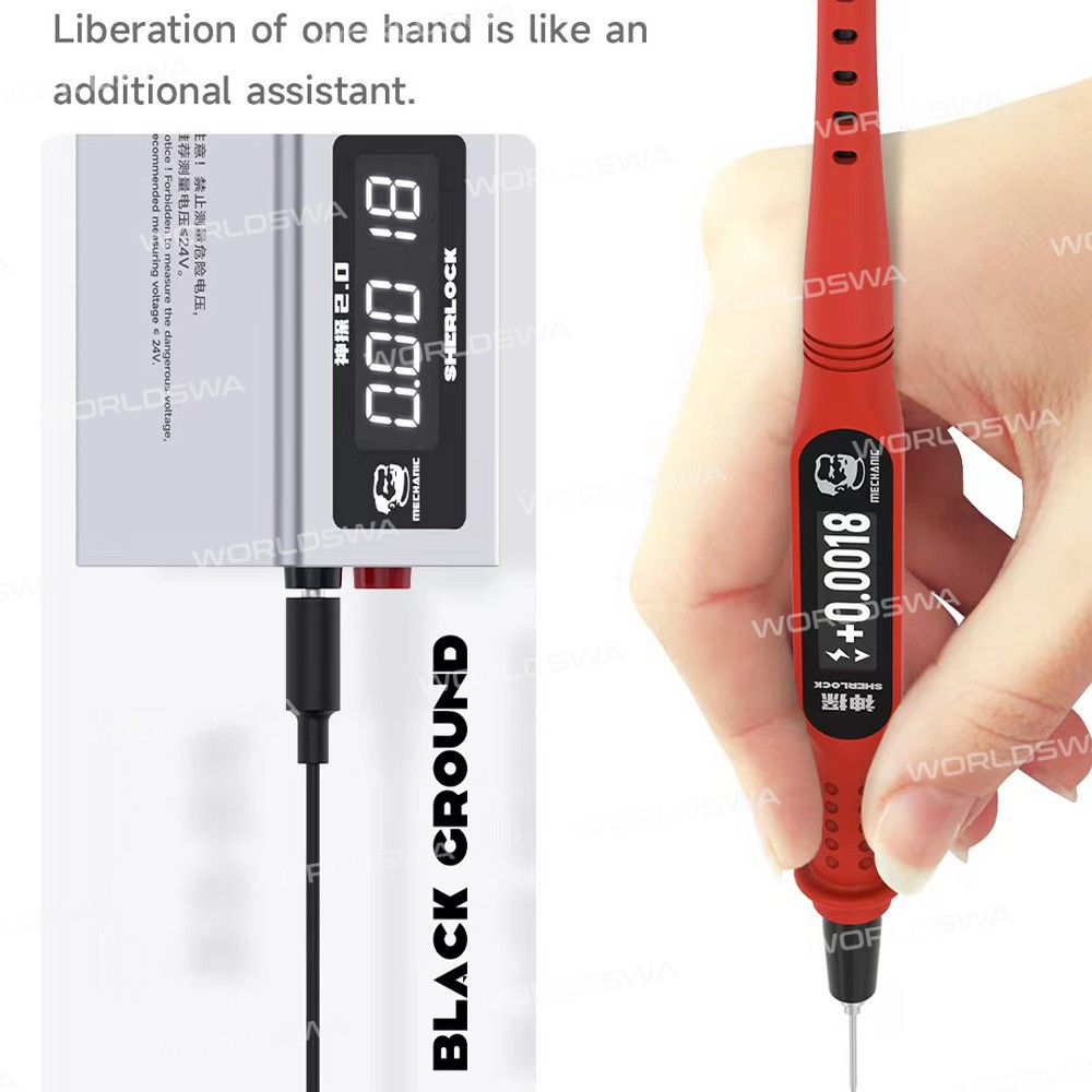 mechanic sherlock-v20-pn-junctionon-offvoltage-hd-digital-display-tester-for-detect-motherboard-4