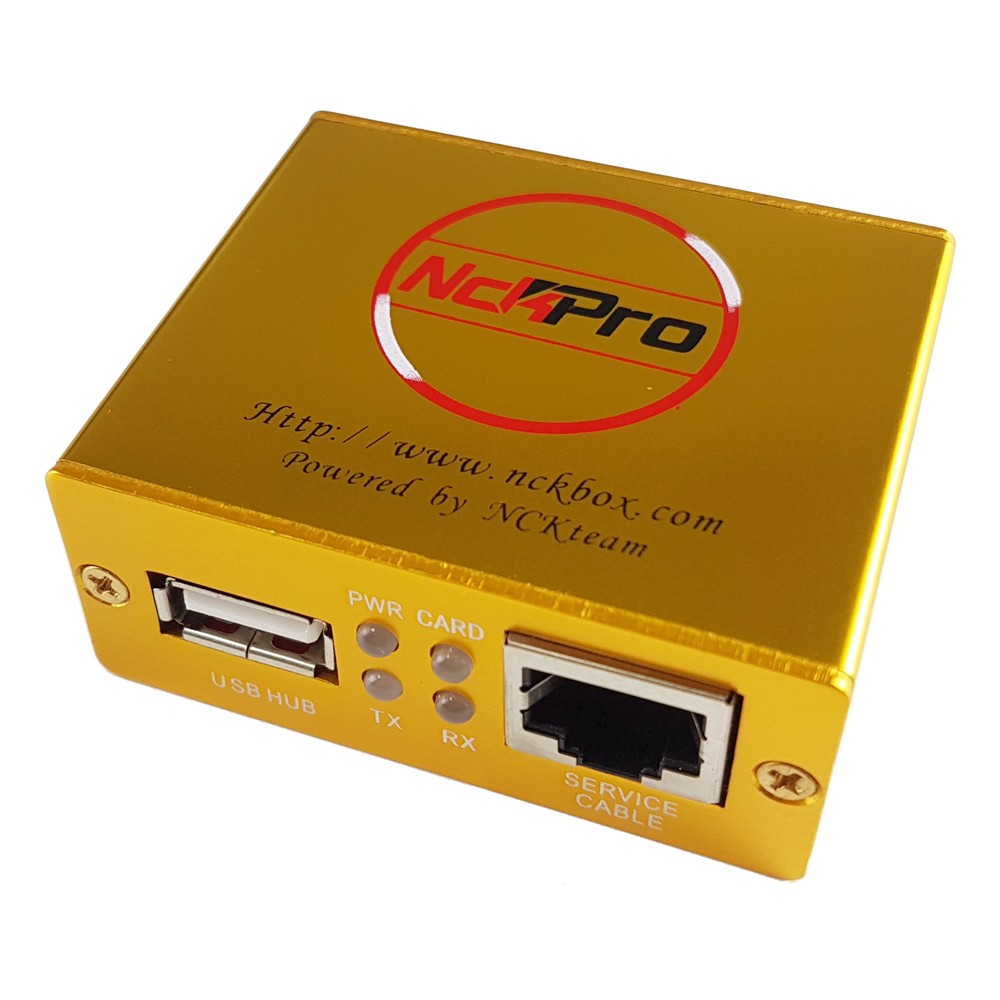 NCK Pro Box - FREE 1 Years Activation (NCK+UMT 2in1 box) Gold Color without Cables