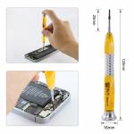 BST-365 4-in-1 Colorful Amber Aluminium Alloy Handle S2 Steel Bit Screwdriver Set