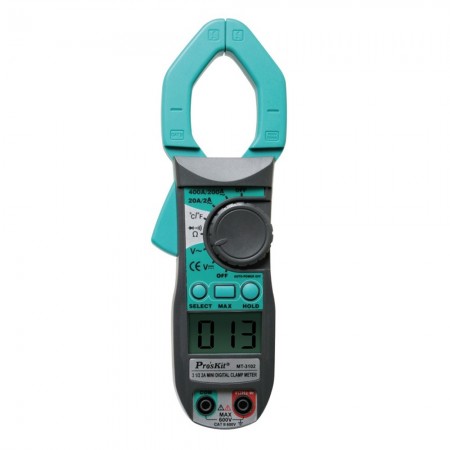 Pro'sKit MT-3102 Digital Clamp Meter: AC / DC Voltage, Current, Temperature Test