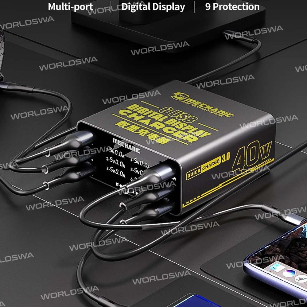 mechanic f-power-6-6-ports-usb-qc30-40w-smart-lcd-display-charging-station-2