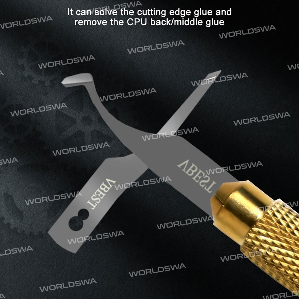 BST-69A+ 4-in-1 CPU IC Chip Glue Remover Knife Set for BGA Chip Disassembly Rework
