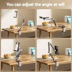 aluminium alloy-360-rotation-desktop-long-arm-tablet-phone-holder-5