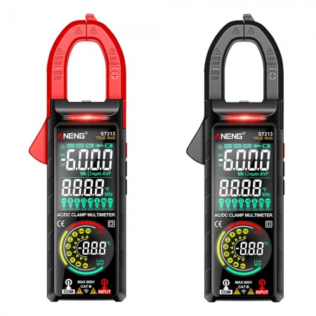 Aneng ST213 Smart Digital Clamp Multimeter with DC / AC Dual Screen Display