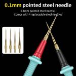 luxianzi 1000v-20a-replaceable-universal-stainless-steel-gilt-multimeter-test-leads-5