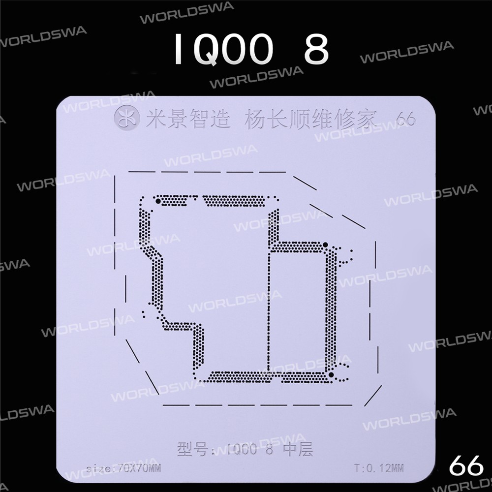 mijing iqoo-series-middle-layer-bga-reballing-stencil-support-mijing-m21-universal-base-7