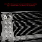 M.2 HR-09 2280/2280 Pro SSD Hard Disk Cooler for Desktop Computer