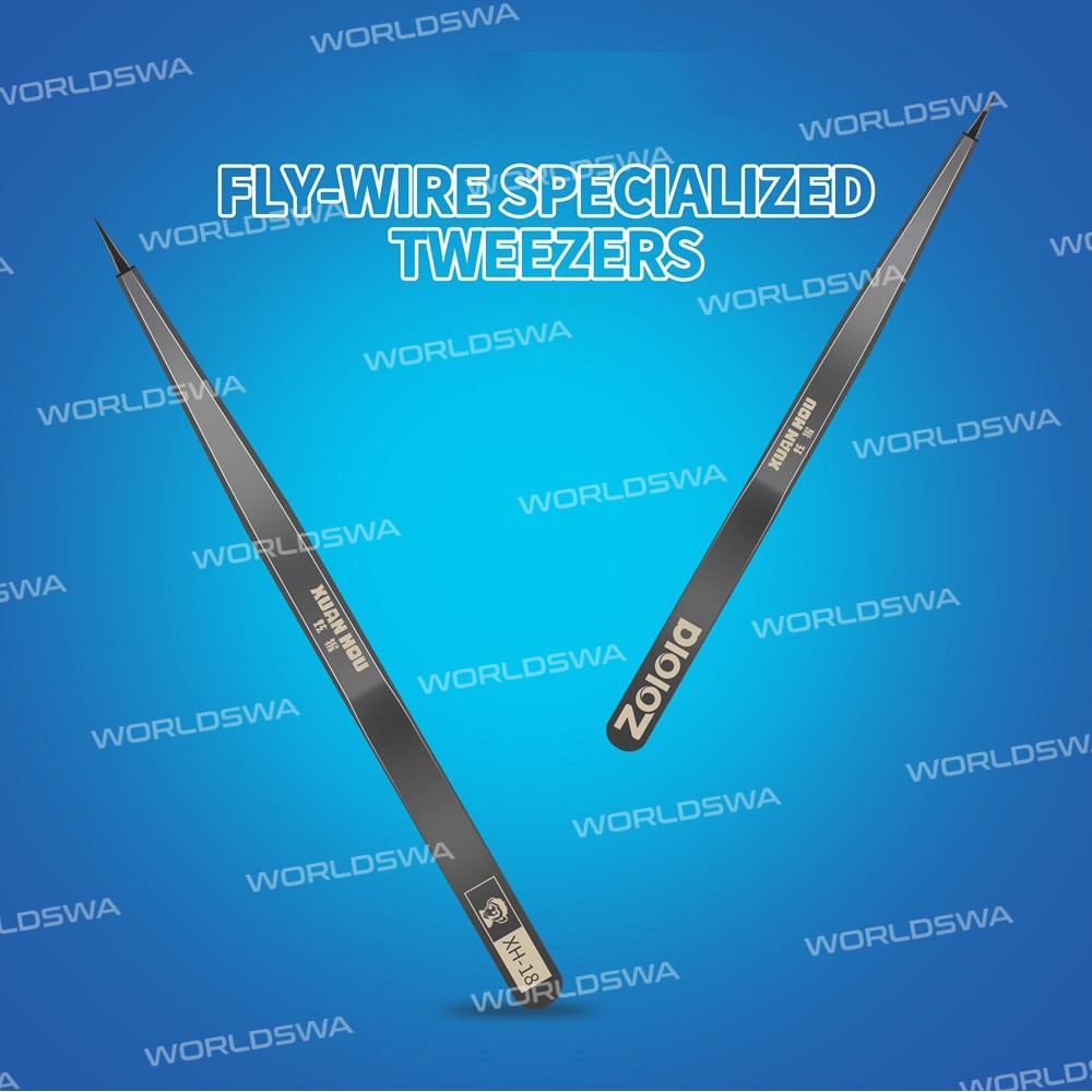 Xuanhou Precision Stainless Steel Fly Line Tweezers for Mobile Phone Repair