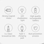 Jakemy JM-Y05 High Precision Dual Power Mode Electric Screwdriver with Type-C Fast Charging Function