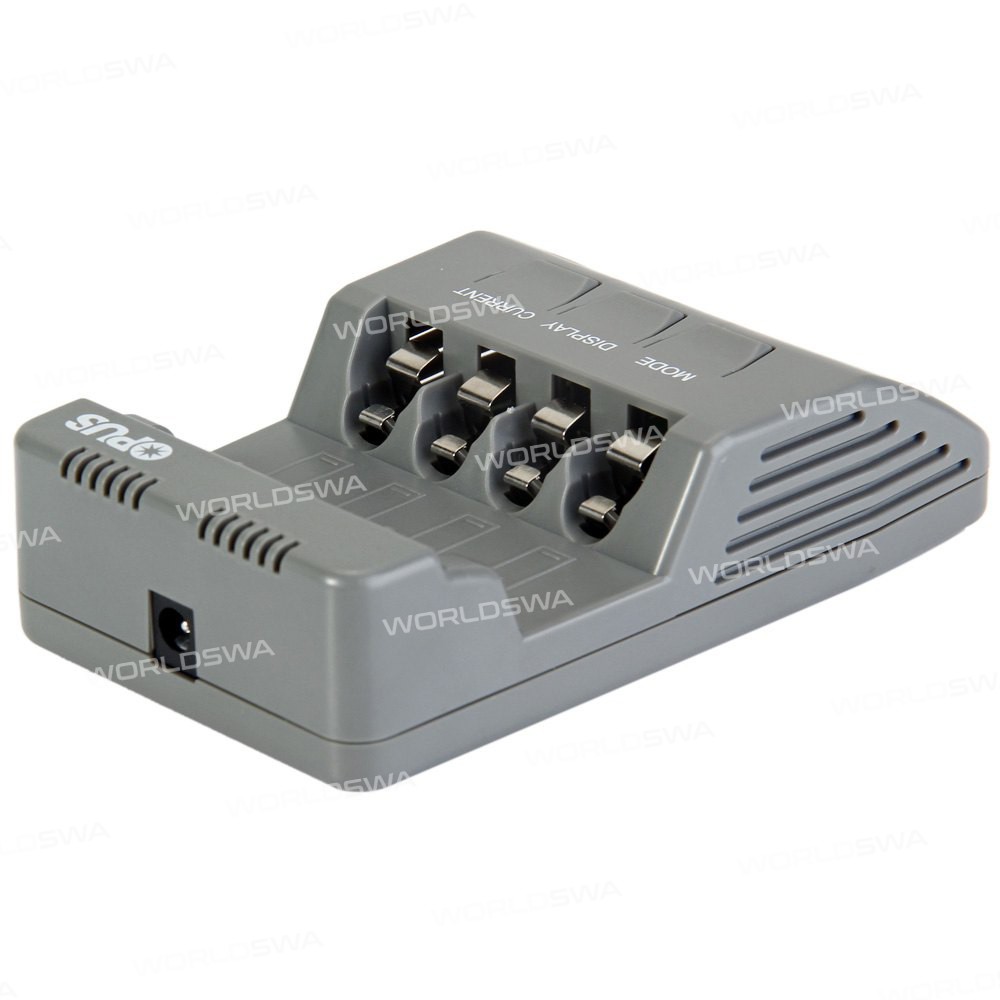 Opus BT-C700 4-Slot LCD Digital Smart Charger for AA / AAA / NiCd / NiMh Battery