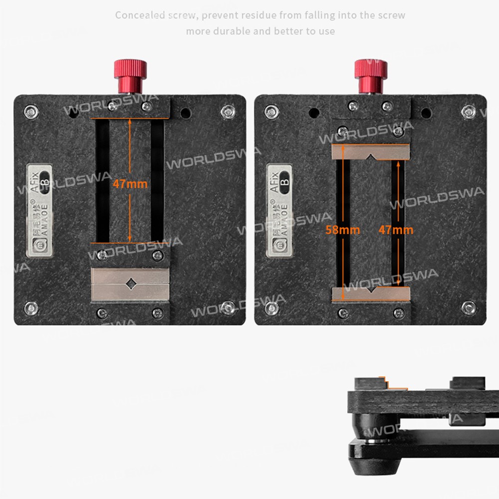 Amaoe AFix-B Mini Multifunctional Glue Removal Platform CPU IC Chip Fixture for Mobile Phone Repair